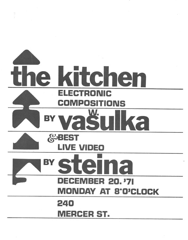 Electronic Compositions by Woody Vasulka and Best Live Video by Steina